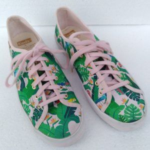 Keds x SunnyLife sneaker size 7 (EUR 37.5) tropical parrot print, jungle, animal